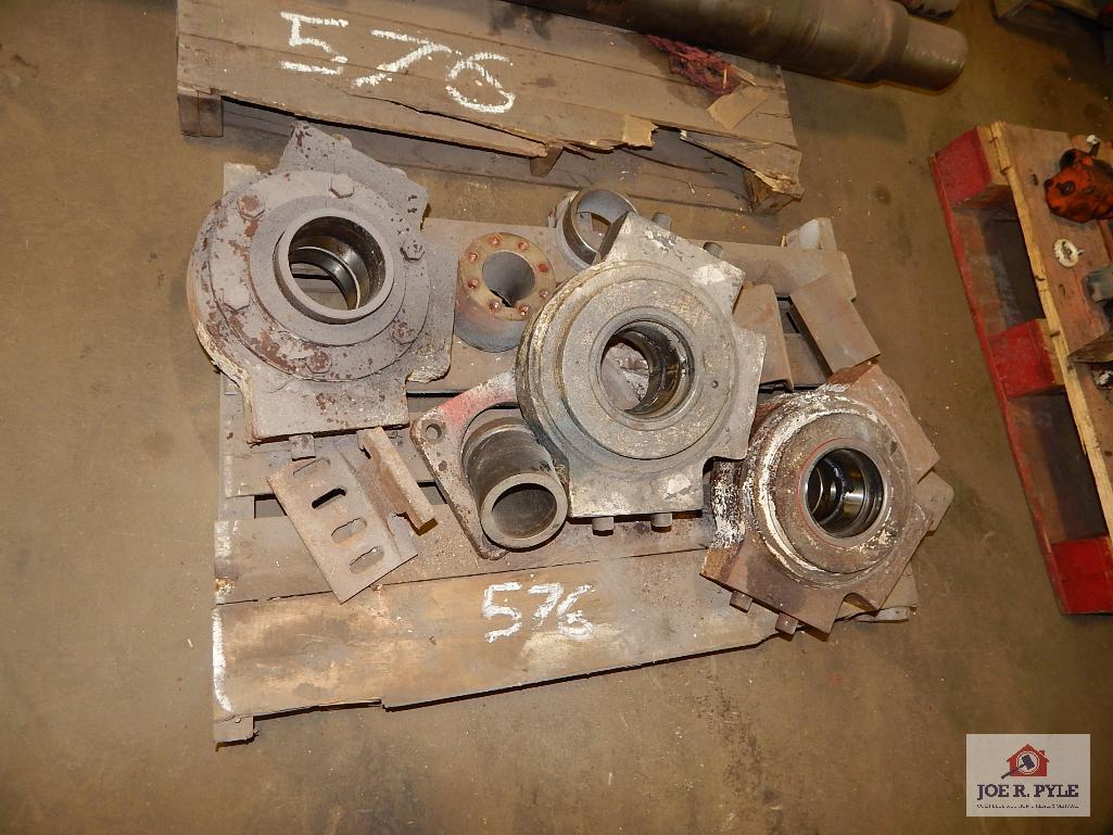 6 Pallets of mine car parts