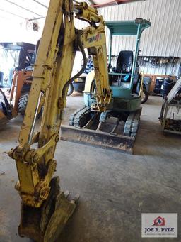 Yanmar excavator (966 hours) VIN: YMRVI027C6YY35143