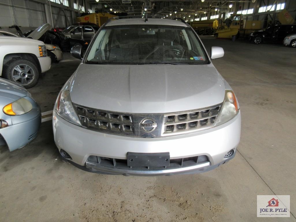 2006 Nissan Murano Multipurpose Vehicle (MPV), VIN # JN8AZ08W26W536817