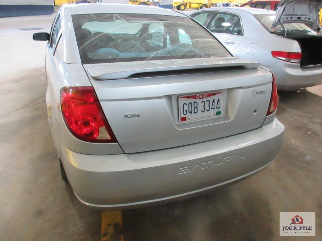 2004 Saturn Ion Passenger Car, VIN # 1G8AN12F54Z151201