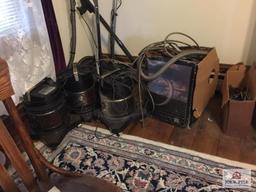 Lot 3 Rainbow vacuum cleaners and accessories