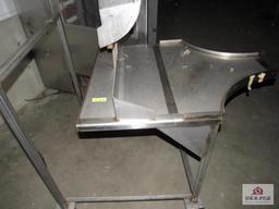 Stainless Steel Work Table On Wheels