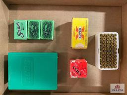Lot of .218 Bee casings, an RCBS reloading die & 3 boxes of Sierra bullets .224 diameter, 1 box of
