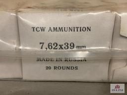 Sealed 500rds of 7.62x39mm Rifle Ammo - Berdan Primed