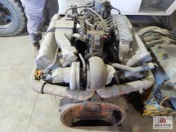 Large V-8 Mack motor