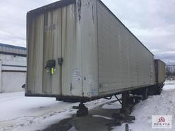 appx 45? highway brand box trailer storage trailer