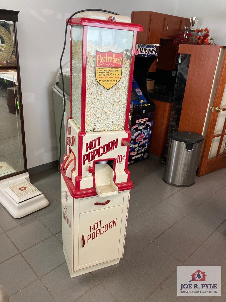 Electro-Serve Hot popcorn Vendor 68" x 16" x 16", as found