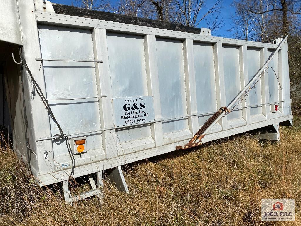 Aluminum dump bed