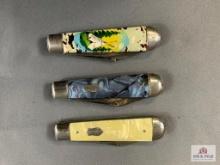 [410] Three old pocket knives