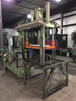 50T Hydraulic 4-Post Press