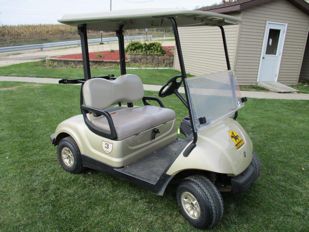 2009 Silver Yamaha Golf Cart #3