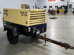 2007 Atlas Copco 97 185 CFM Air Compressor