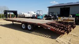 Gooseneck Trailer 24' W/ Ramps