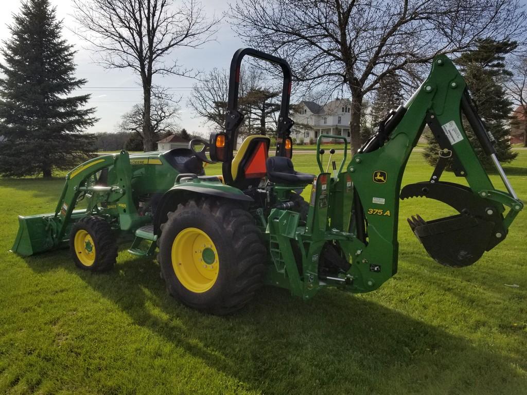 John Deere 3046R Tractor W/ John Deere H165 Lower