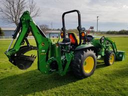 John Deere 3046R Tractor W/ John Deere H165 Lower