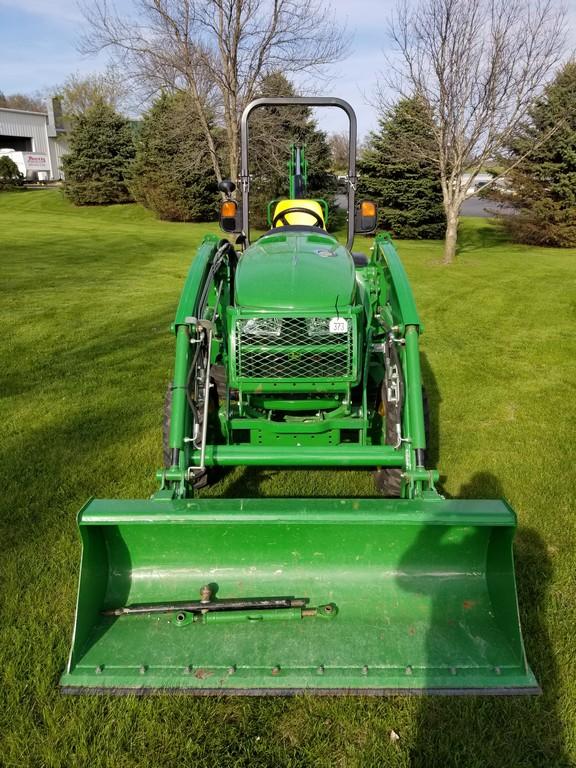 John Deere 3046R Tractor W/ John Deere H165 Lower