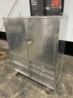 Stainless Toolbox 4'W x 18"L x 54"H