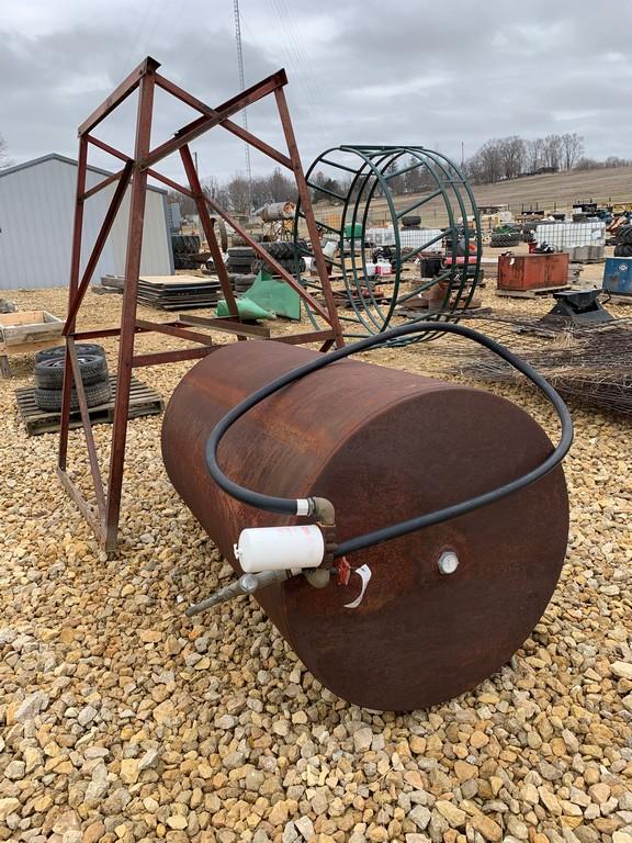 300 Gallon Fuel Barrel & Stand