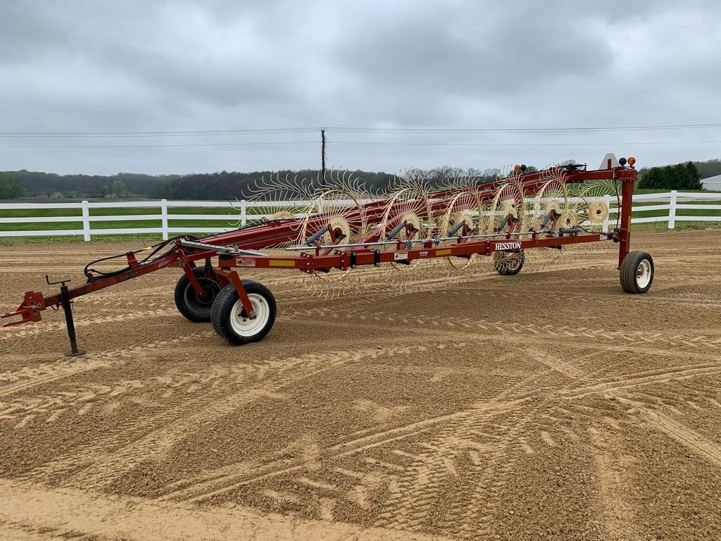 Hesston 13 Wheel Rake