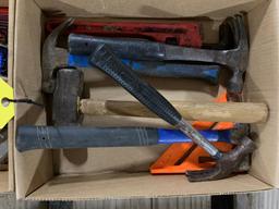 Boxes of Socket Set, Allen Wrenches, Hammers