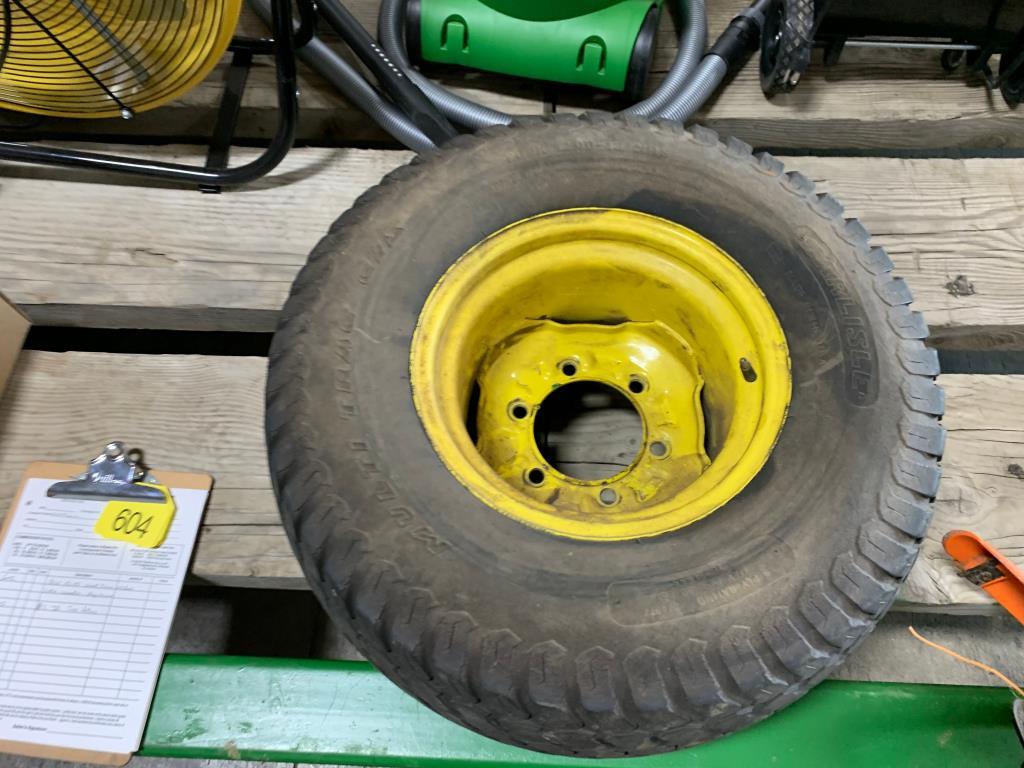 (2) John Deere Tires and Rims