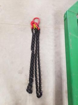 New - 5/16" 7' G80 Double Chain Sling