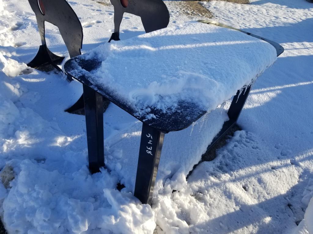 58" x 29" Metal Shop Table