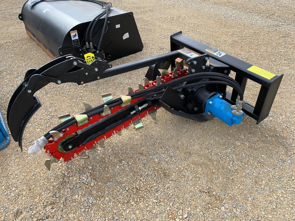 New - Unused 4' Skid Loader Trencher Attachment