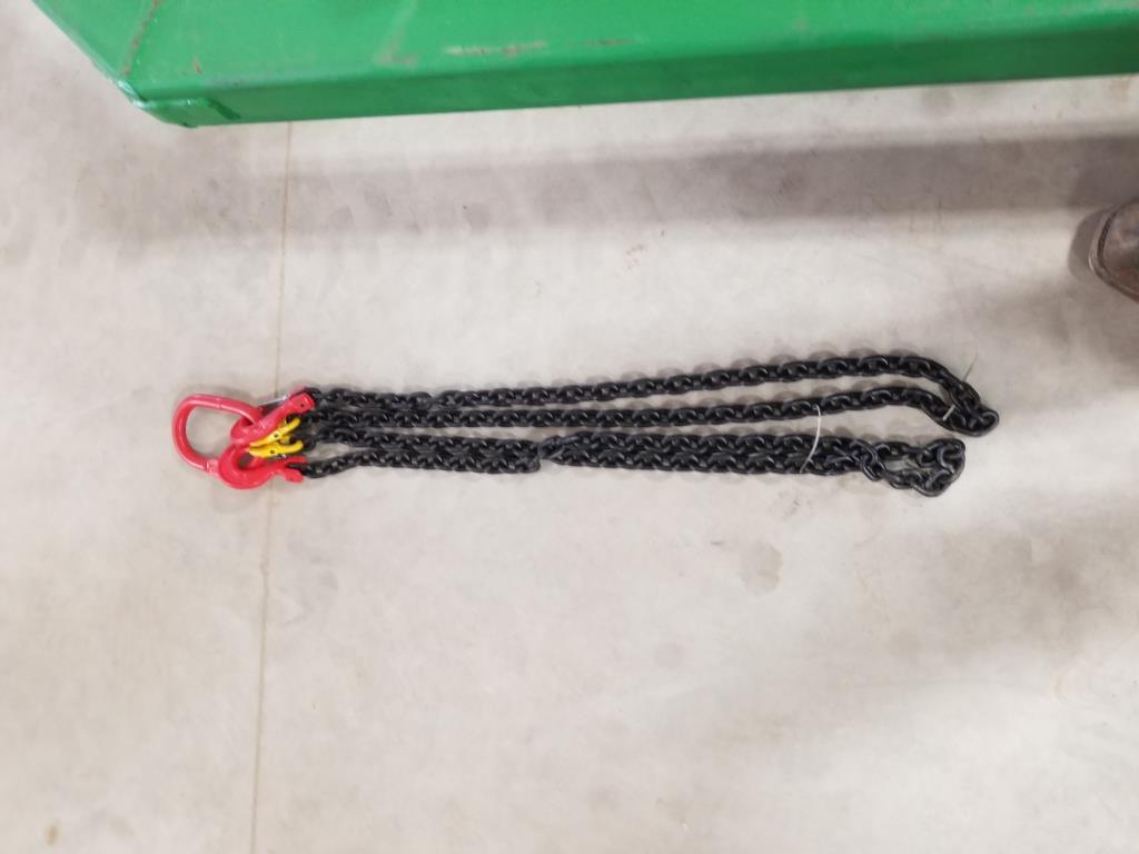 New - 5/16" 7' G80 Double Chain Sling