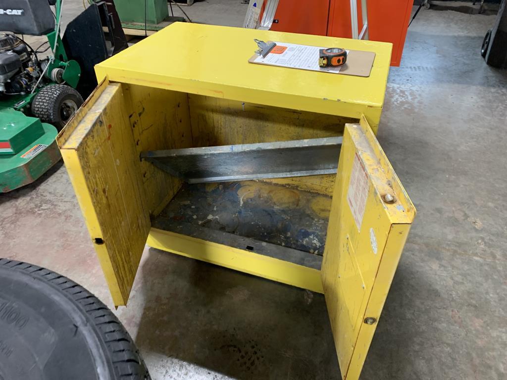 Yellow Flammable Cabinet