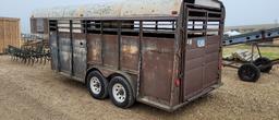 1993 CHAPARRAL STOCK TRAILER