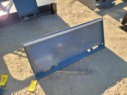 New Big Dog Skid Steer Reciever Plate