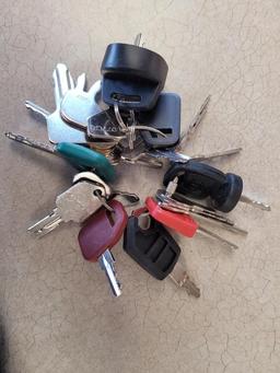 24 Key Heavy Equipment Key Ring