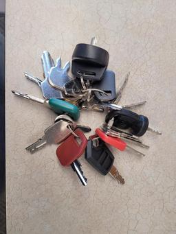 24 Key Heavy Equipment Key Ring