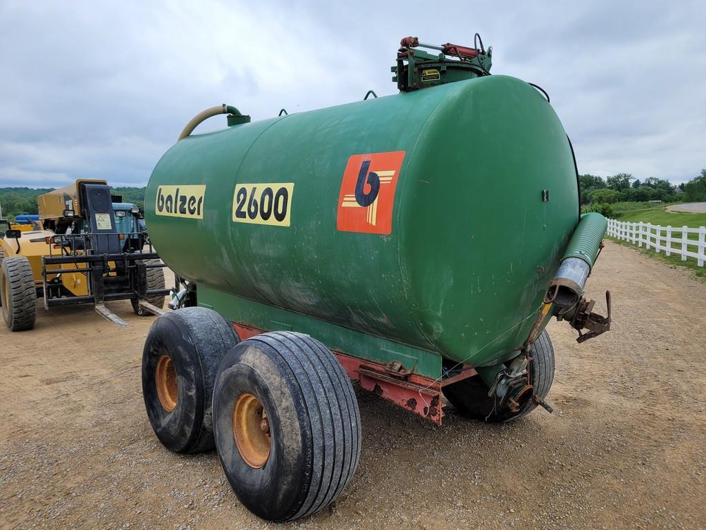 Balzer 2600 Manure Tank