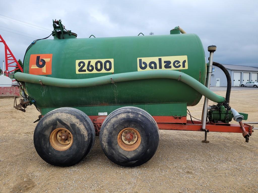 Balzer 2600 Manure Tank