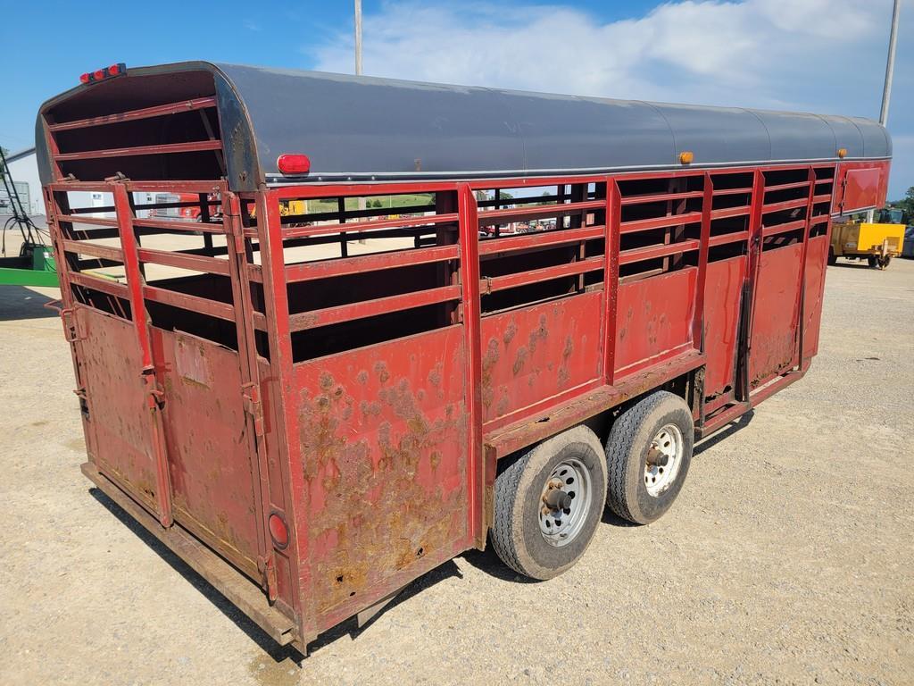 2001 Boge Built Livestock Trailer