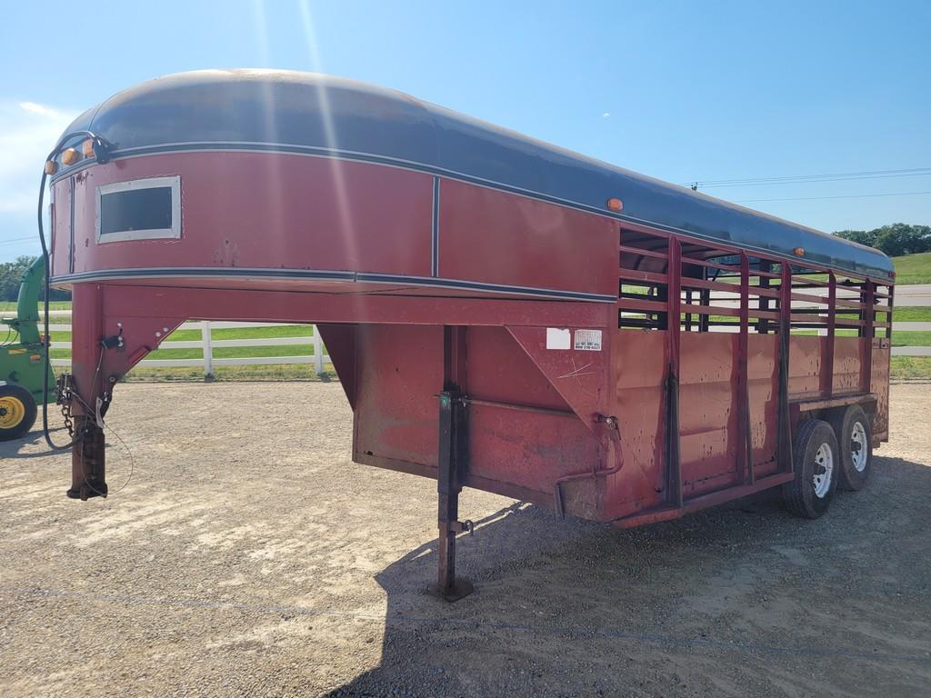 2001 Boge Built Livestock Trailer