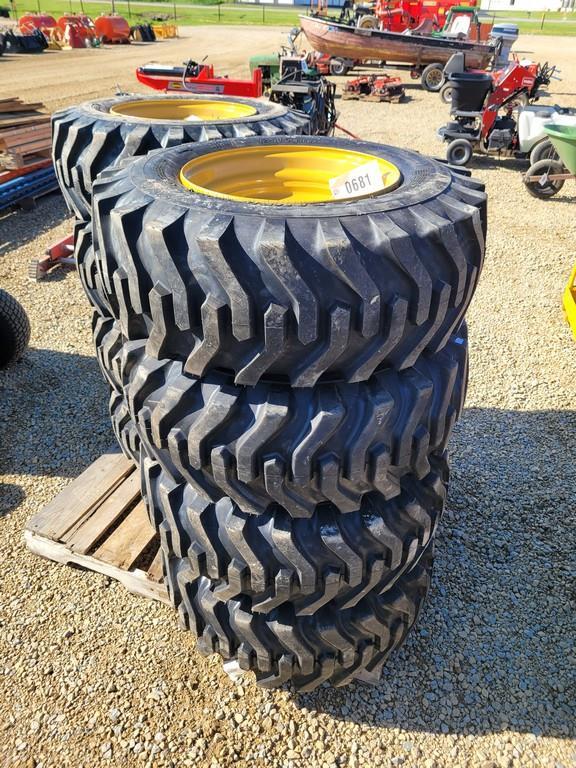 New Camso 12x16.5 Skid Steer Tires & Rims