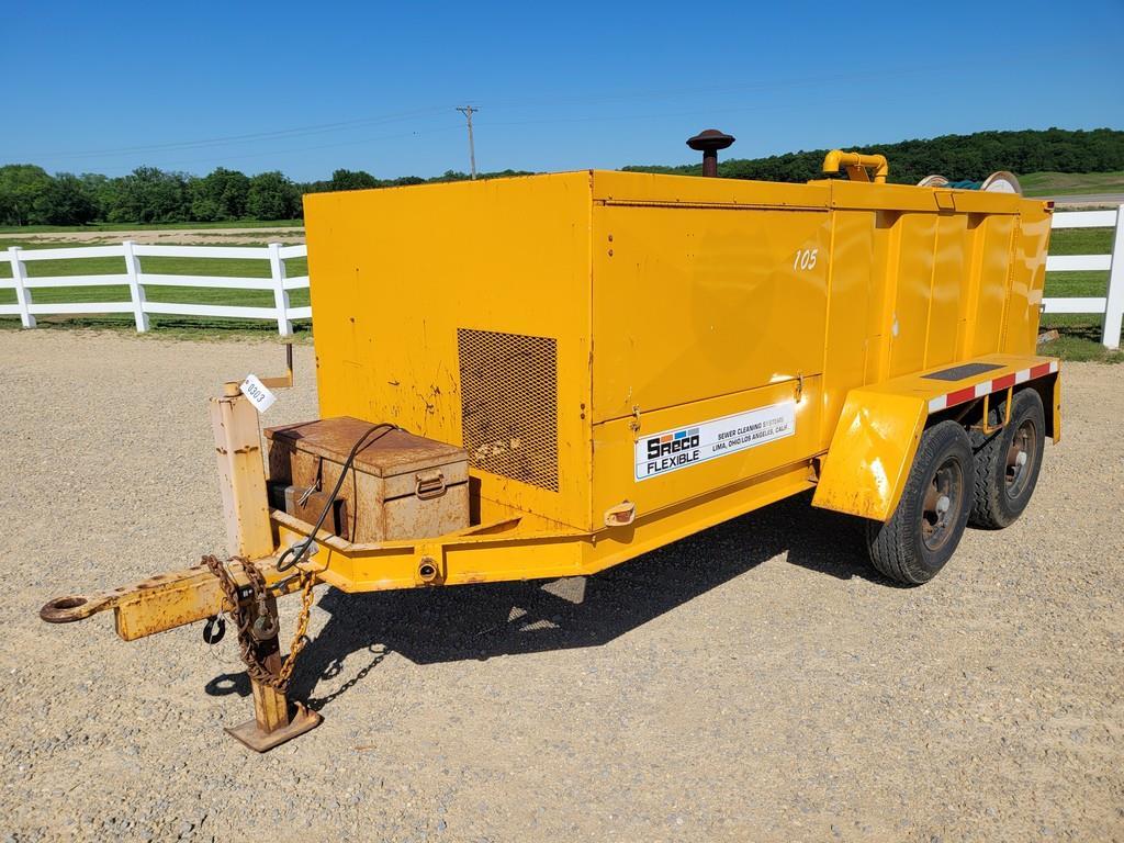 1994 Sreco HV1660TR Towable Sewer Jetter