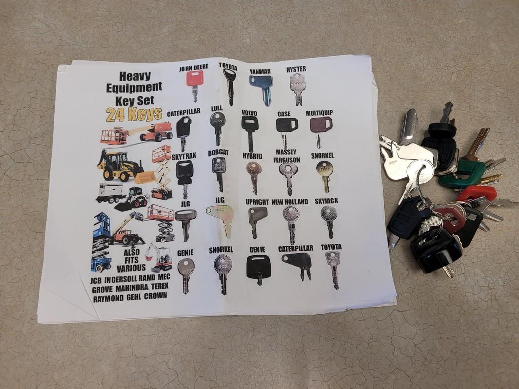 New Heavy Equipment 24 Key Set