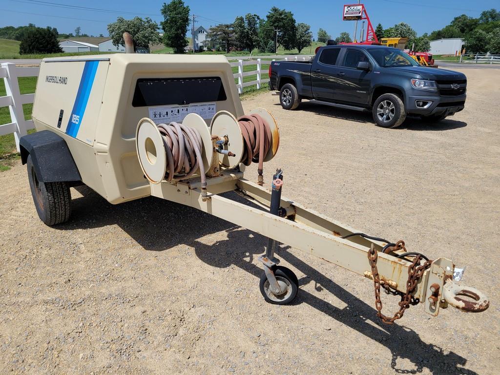 1992 Ingersoll Rand XP-185 Towable AIr Compressor