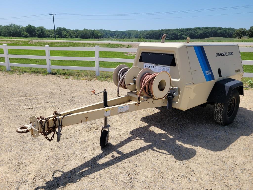 1992 Ingersoll Rand XP-185 Towable AIr Compressor