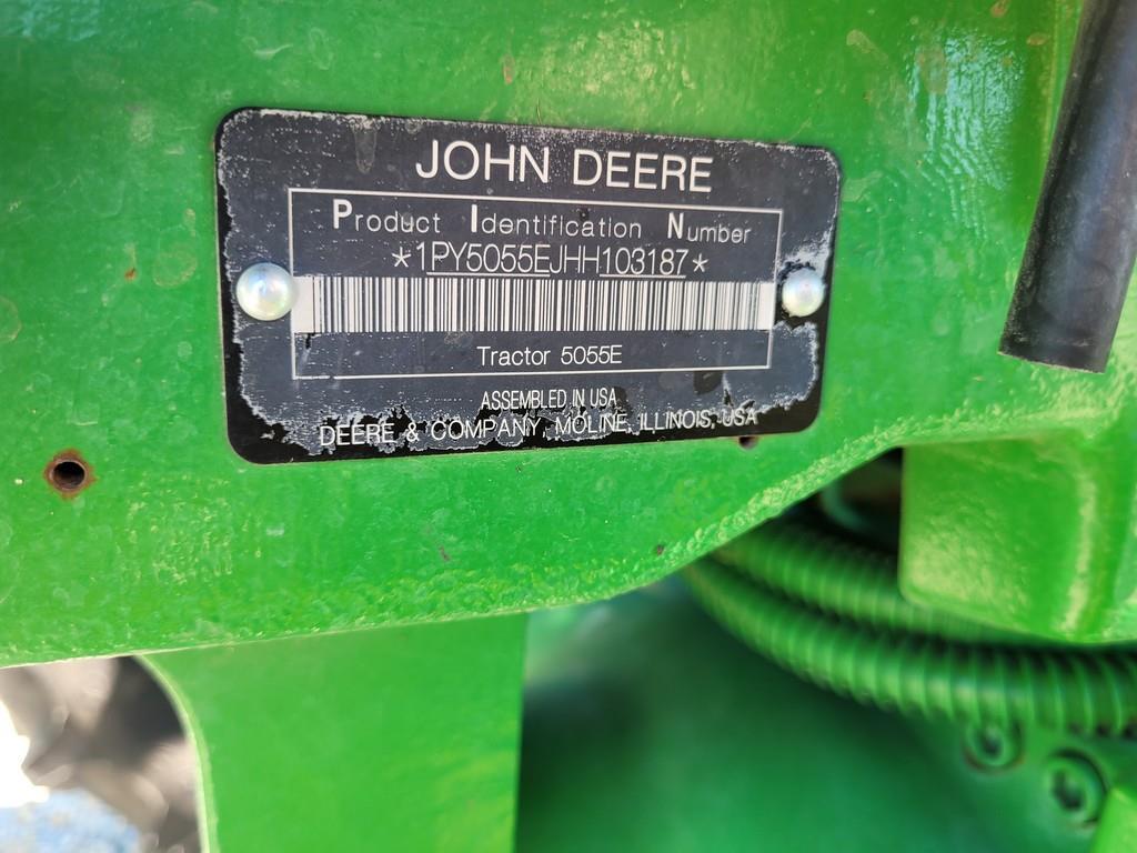 2017 John Deere 5055E Loader Tractor