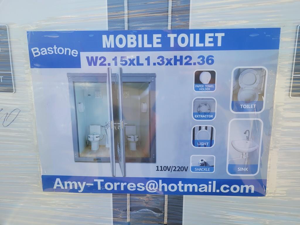 New Vastone Dual Stall Mobile Toilet