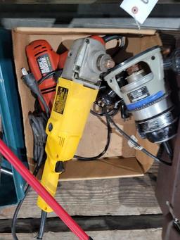 Dewalt Angle Grinder, And Assorted Tools