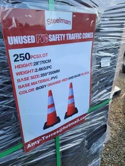 New Great Bear Pallet Of 250 Road Cones