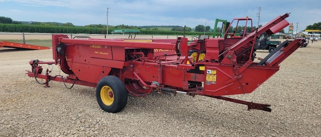 NEW HOLLAND 316 SMALL SQUARE BALER W/ THROWER