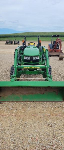 JOHN DEERE 4044M TRACTOR WITH 400E LOADER