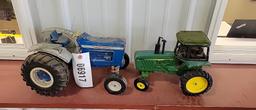 FORD 8000 AND JOHN DEERE 4430 TOY TRACTORS